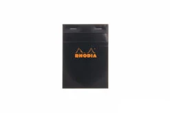 Rhodia No. 13 A6 Notepad - Black, Graph -Office Supplies Sale Rhodia Staplebound Top No13 Black Graph 1