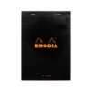Rhodia No. 16 A5 Notepad - Black, Blank -Office Supplies Sale Rhodia Staplebound Top No16 Black Blank 1