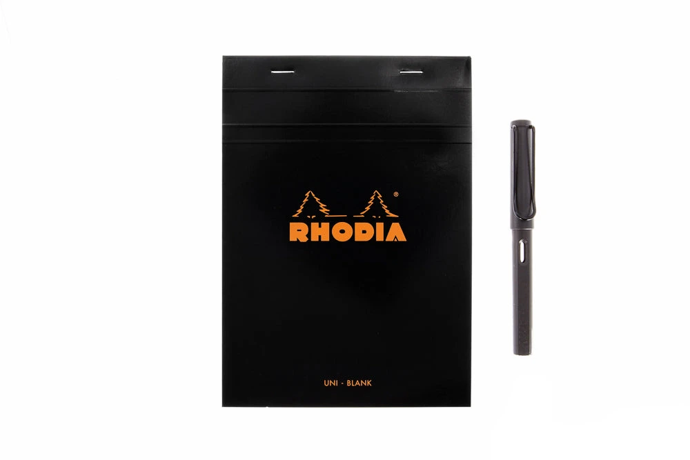 Rhodia No. 16 A5 Notepad - Black, Blank 4 Rhodia No. 16 A5 Notepad - Black, Blank - Image 2
