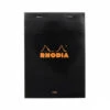 Rhodia No. 16 A5 Notepad - Black, Lined 1 Rhodia No. 16 A5 Notepad - Black, Lined -Office Supplies Sale Rhodia Staplebound Top No16 Black Lined 1