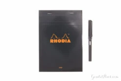 Rhodia No. 16 A5 Notepad - Black, Lined -Office Supplies Sale Rhodia Staplebound Top No16 Black Lined 2 1