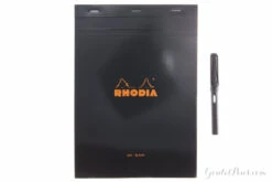 Rhodia No. 18 A4 Notepad - Black, Blank 12 Rhodia No. 18 A4 Notepad - Black, Blank -Office Supplies Sale Rhodia Staplebound Top No18 Black Blank 2