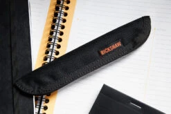 Rickshaw Bagworks 1 Pen Sleeve - Black/Orange -Office Supplies Sale Rickshaw 1PenSleeve BlkOrange 2