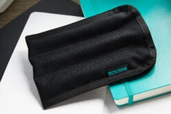 Rickshaw Bagworks 3 Pen Long Coozy - Black/Peacock -Office Supplies Sale Rickshaw 3PenSleeve BlkPeacock 2