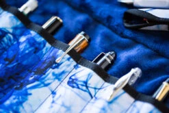 Rickshaw Bagworks Deluxe 8-Pen Roll - Inky Blue -Office Supplies Sale Rickshaw Bagworks Deluxe8PenRoll InkyBlue 5