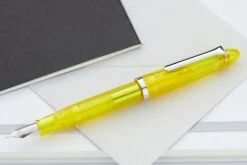 Sailor Compass 1911 Fountain Pen - Transparent Yellow -Office Supplies Sale Sailor 1911 Compass YellowDemo 2
