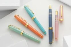Sailor Pro Gear Slim Fountain Pen - Momo (Limited Production) -Office Supplies Sale Sailor PGS SeasonalFestival Kiku Koi Momo Sasa Seri group 1