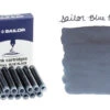 Sailor Blue Black - Ink Cartridges -Office Supplies Sale Sailor Standard BlueBlack Cartridge SwabText
