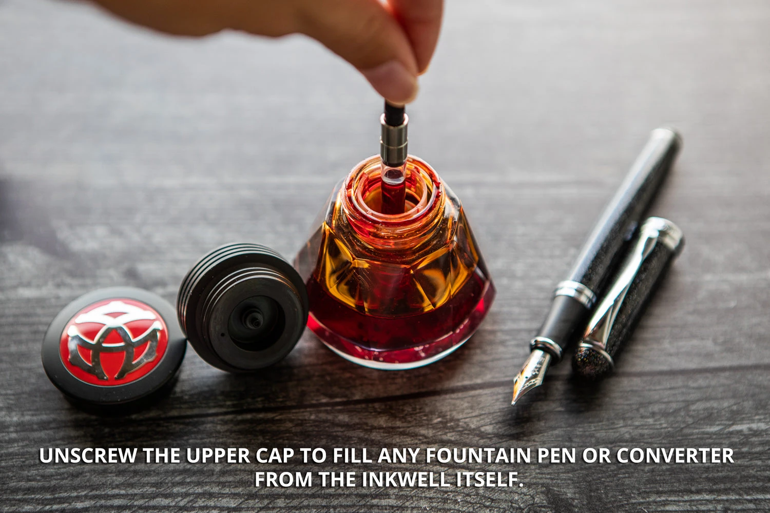 TWSBI Diamond 50 Ink Bottle - Silver 7 TWSBI Diamond 50 Ink Bottle - Silver - Image 5