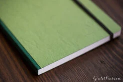 Clairefontaine Basic Clothbound A4 Notebook - Green, Lined -Office Supplies Sale ThursdayThings LuckoftheIrish 4