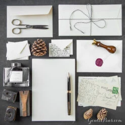 G. Lalo Vergé De France A5 Tablet - Ivory -Office Supplies Sale ThursdayThings Salutations 1