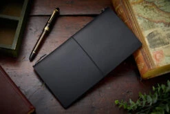 Traveler's Notebook - Black (Regular) -Office Supplies Sale Travelers Notebook Regular Black 1