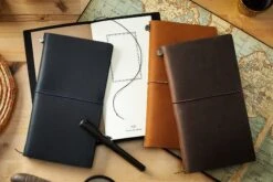 Traveler's Notebook - Black (Regular) -Office Supplies Sale TravelersCompany Notebooks grouplarge 2