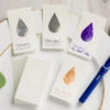 Wearingeul Ink Color Swatch Cards - Ink Droplet -Office Supplies Sale Wearingeul ColorSwatchCards TearDrop 2