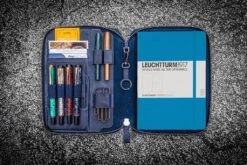 Galen Leather Zippered A5 Notebook Folio - Crazy Horse Navy Blue -Office Supplies Sale leather zippered a5 leuchtturm1917 notebook folio crazy horse navy blue 1024x1024 fab868bf 09fd 484c af5f 6be8cc8c5e3f