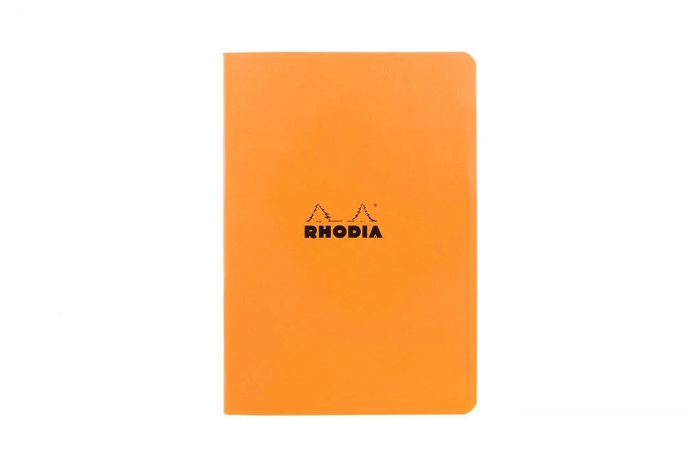 Rhodia Classic Side Staplebound A5 Notebook - Orange, Lined 3 Rhodia Classic Side Staplebound A5 Notebook - Orange, Lined