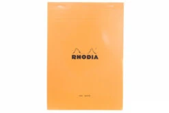 Rhodia No. 18 A4 Notepad - Orange, Blank -Office Supplies Sale nw rhodia no. 18 notepad orange blank R18000